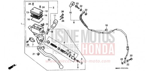 EMBRAYAGE VT1100CJ de 1988